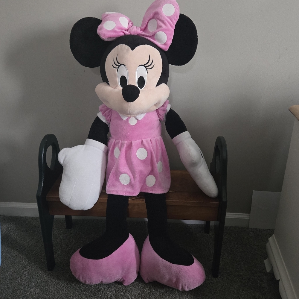 Jumbo Minnie Mouse Plush Doll Stuffie